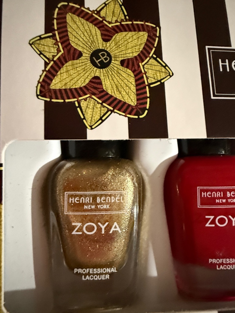Henri Bendel Zoya Lacquer Gift Set 4 limited edition nail polish NIB - Picture 5 of 8